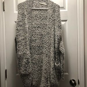 ✨Vici Hit The Slopes Pocketed Fuzzy Knit Cardigan